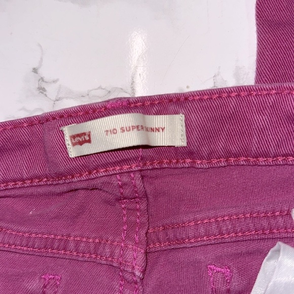 Levi’s Girls Pink Jeans size 12 - Picture 6 of 8